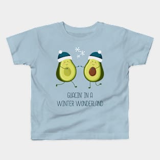 Guacin' In A Winter Wonderland Kids T-Shirt